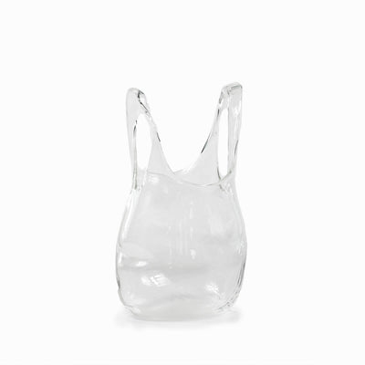 Small / Clear / Mobile / BlackMenu / Glass bag, designed by Atelier De Verre Anvi