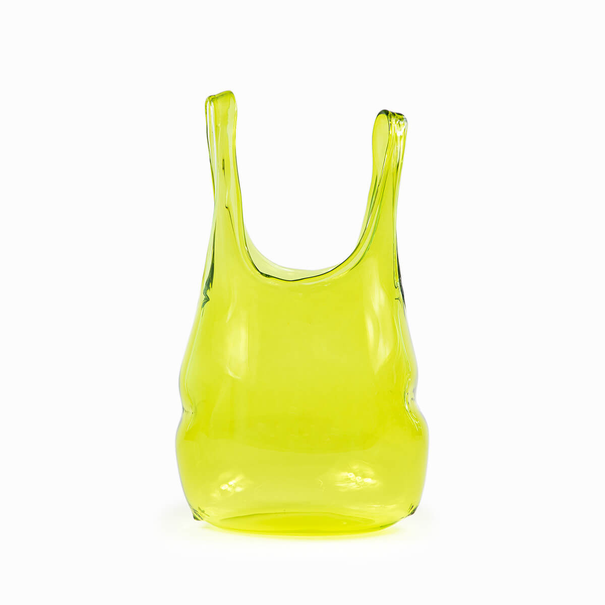 Large / Olive / Mobile / BlackMenu / Glass bag, designed by Atelier De Verre Anvi