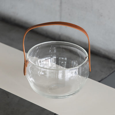 Clear / Mobile / BlackMenu / Shopper Glass Bowl, designed by Atelier de Verre Anvi