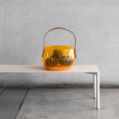 Saffron / Mobile / BlackMenu / Shopper Glass Bowl, designed by Atelier de Verre Anvi