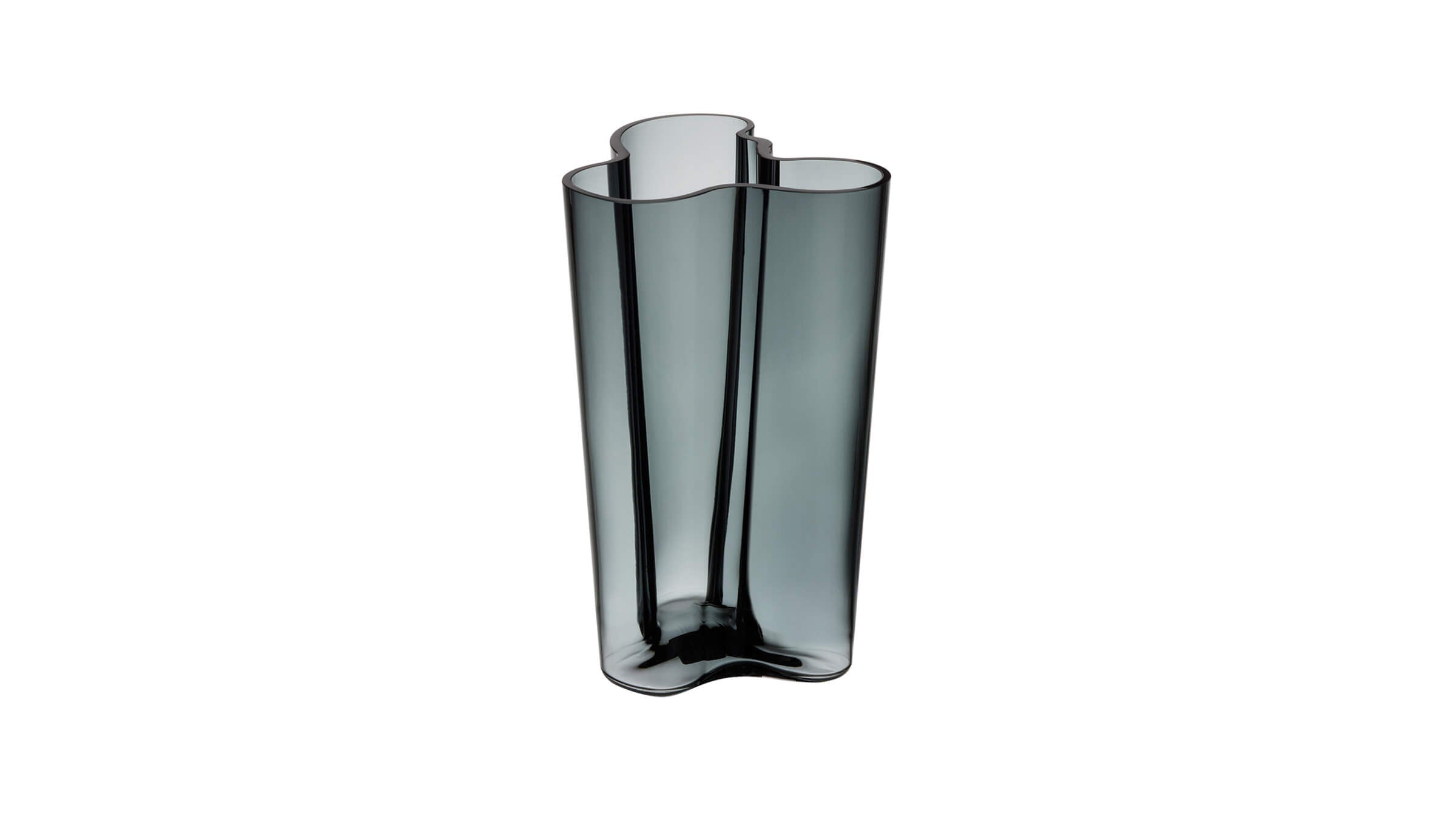 Dark Gray / Desktop / BlackMenu / Aalto Finlandia Vase, designed by Alvar Aalto