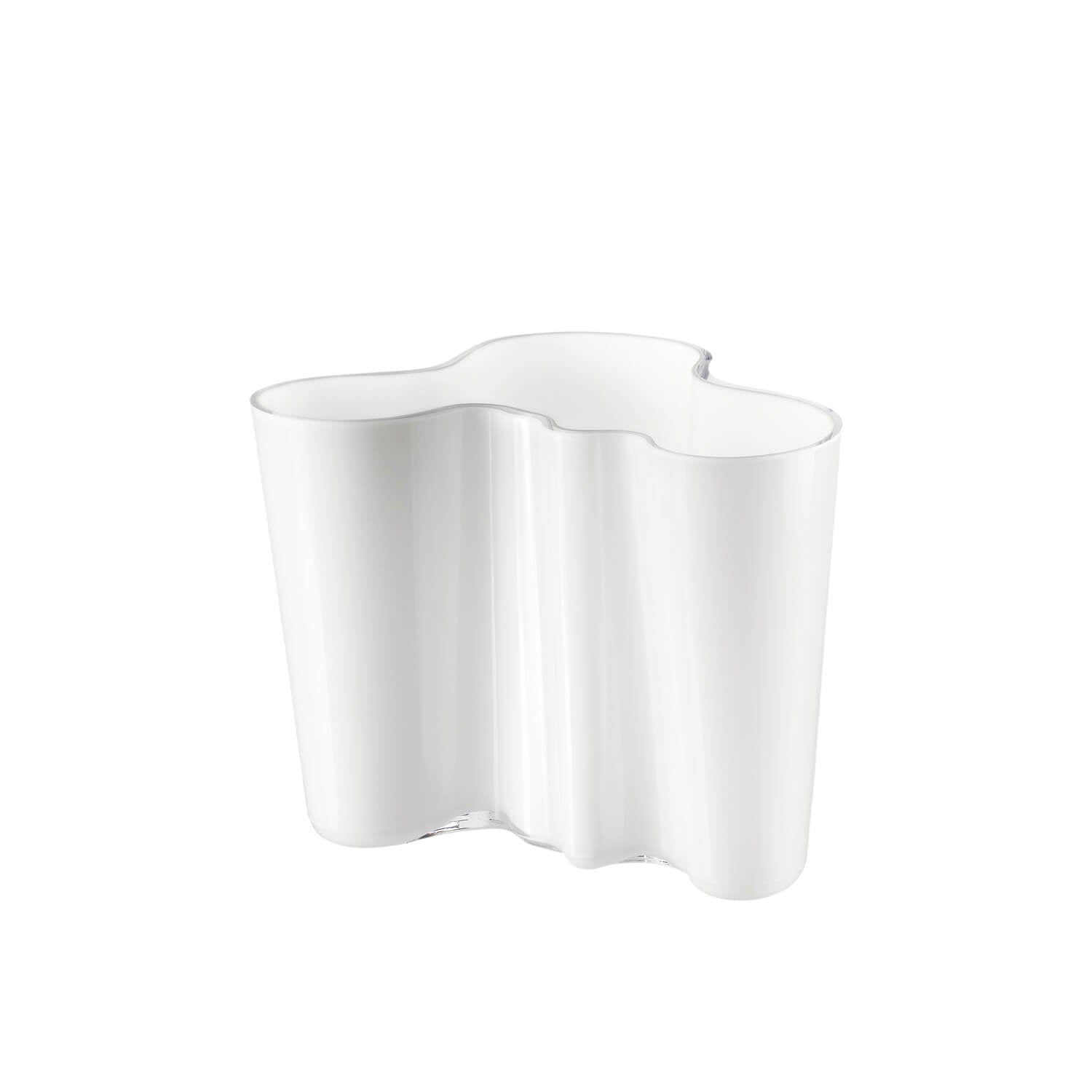 White / 6.25'' High / Mobile / BlackMenu / Aalto Vase, designed by Alvar Aalto