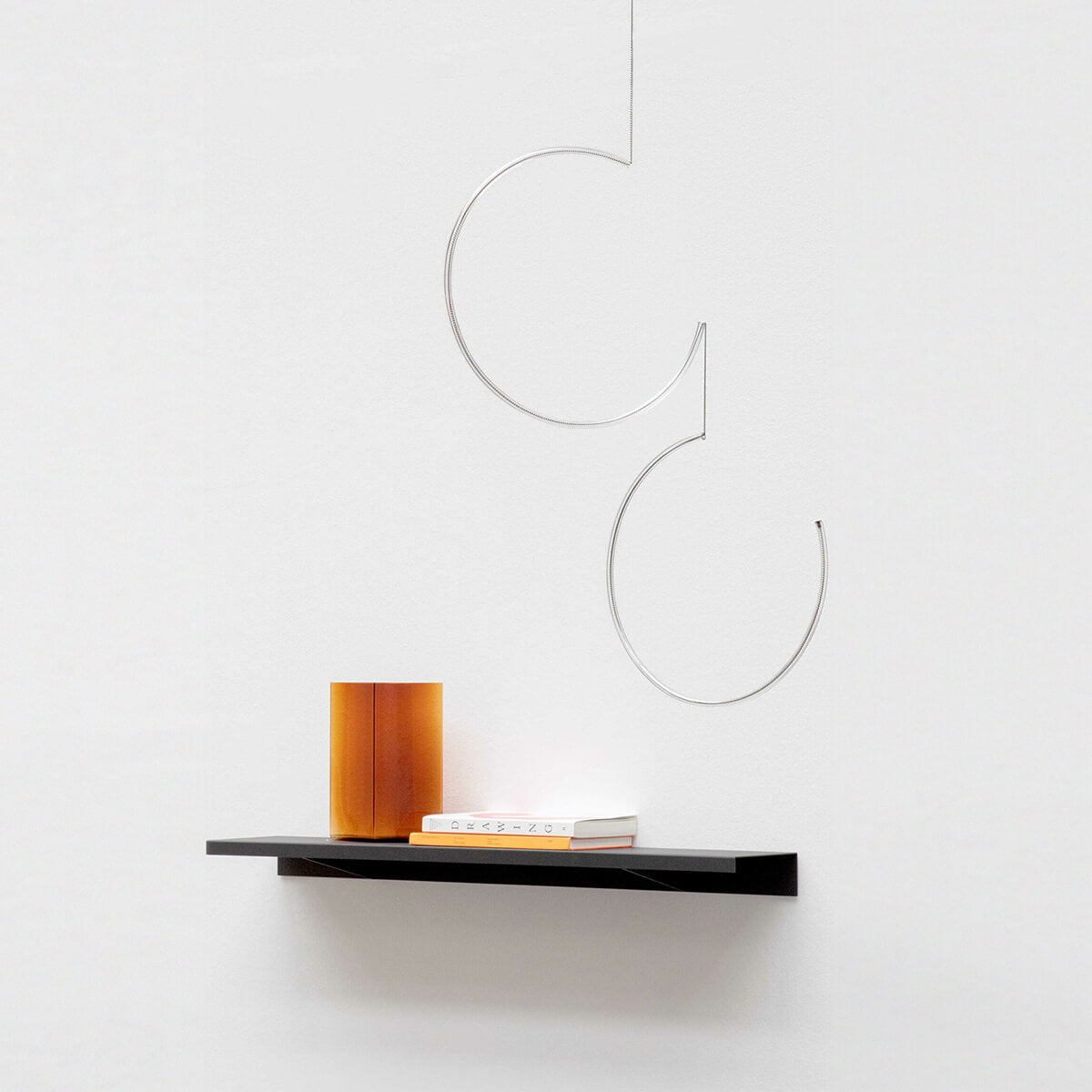Aluminum Chain / Mobile / BlackMenu / Cilar Glass Mobile, designed by Johanna Gauder