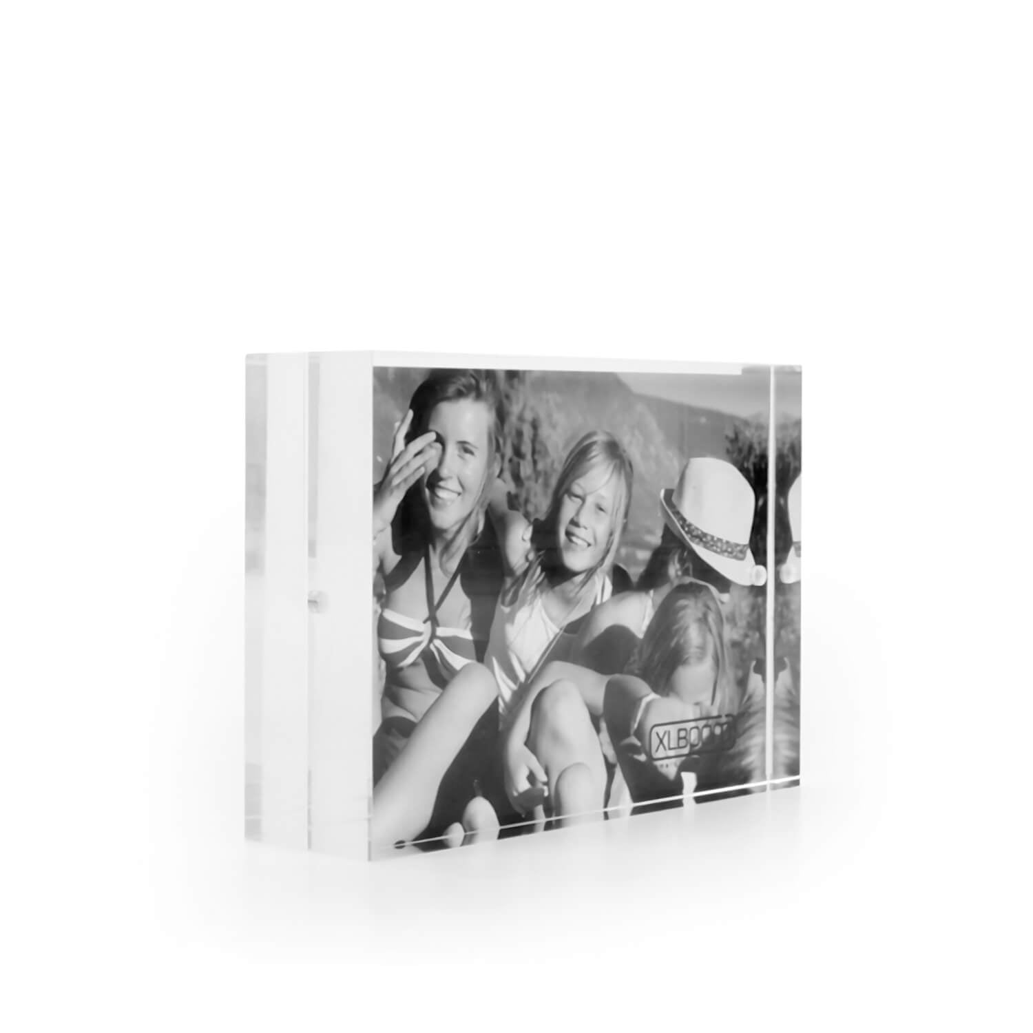 5 x 7 / Mobile / BlackMenu / Block Acrylic Picture Frame Designed By XL Boom