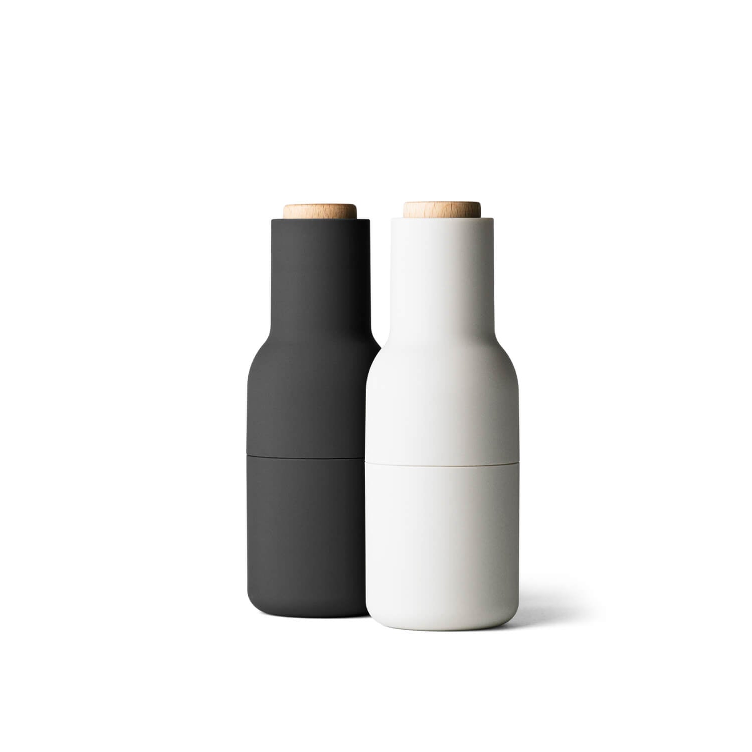 Ash Carbon with Wood Top / Mobile / BlackMenu / Bottle Grinder Set Designed By Norm