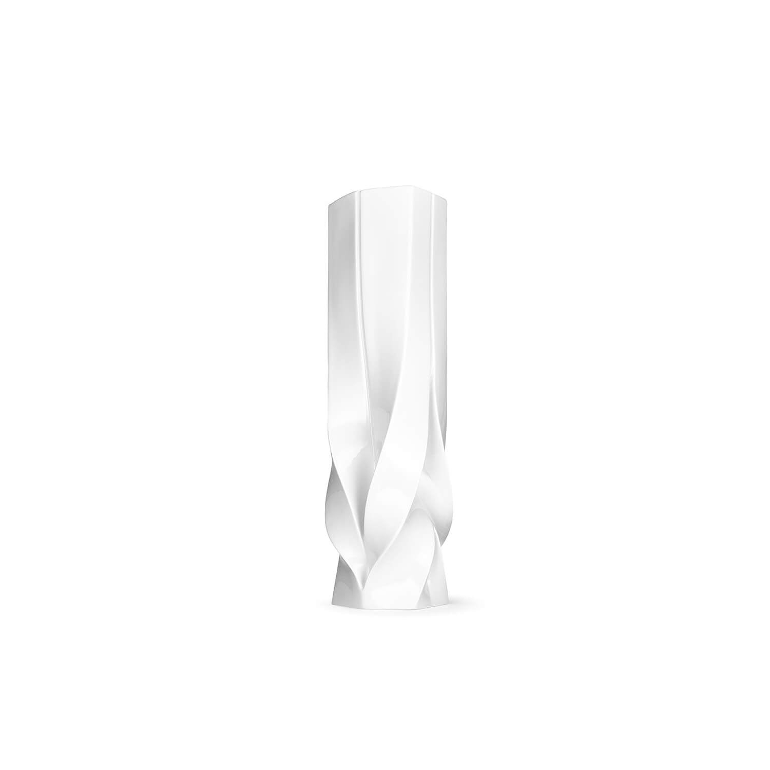 Large / White / Mobile / BlackMenu / Braid Vase, designed by Zaha Hadid Design