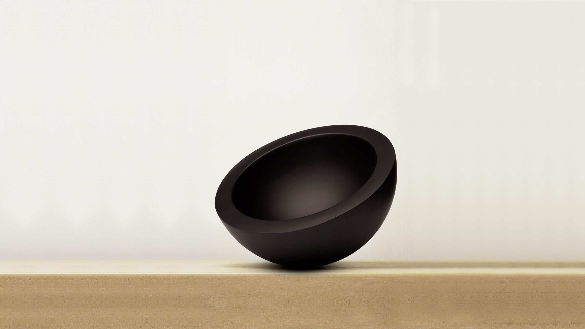 Desktop / BlackMenu / Bronze Bowl, designed by John Pawson