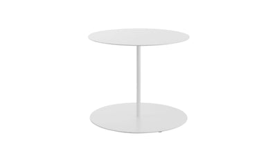 White / Desktop / BlackMenu / Gong Side Table, designed by Giulio Cappellini