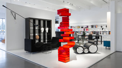 Desktop / BlackMenu / Revolving Cabinet, designed by Shiro Kuramata