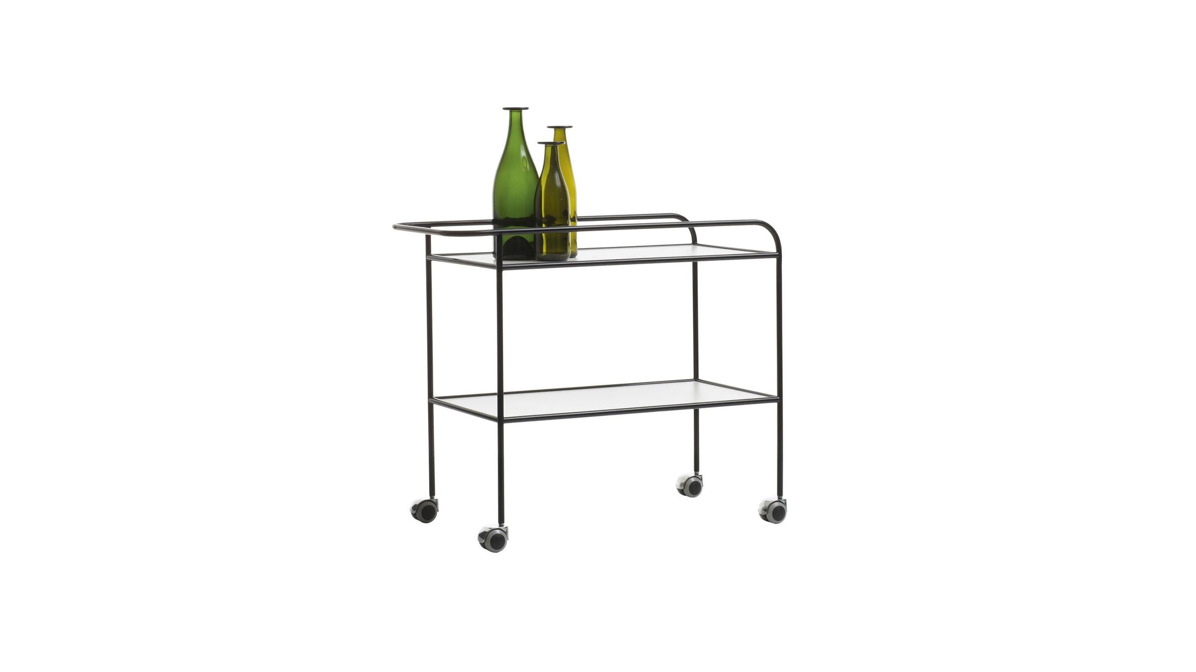 Cappellini Cart Steel Pipe Drink Trolley