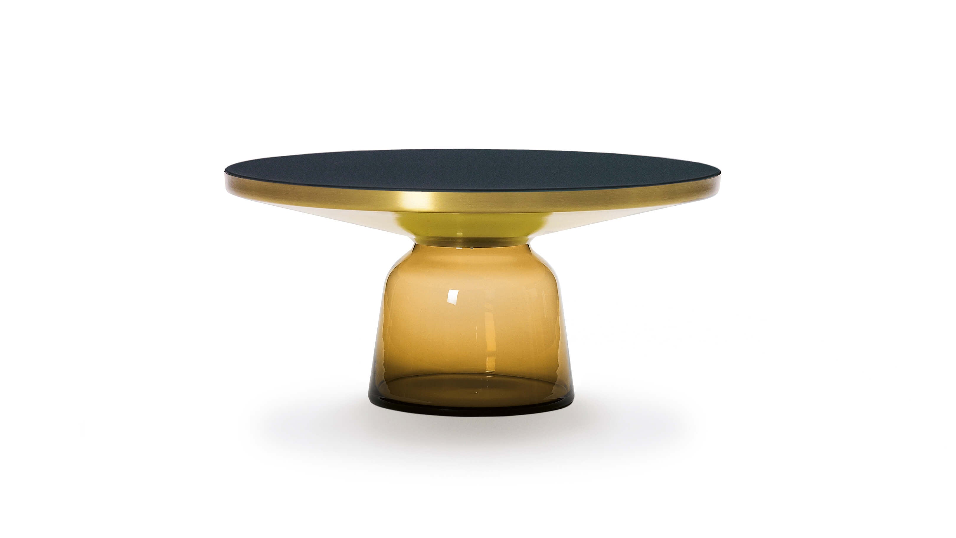 Amber Orange Brass / Desktop / BlackMenu / Bell Coffee Table Designed By Sebastian Herkner