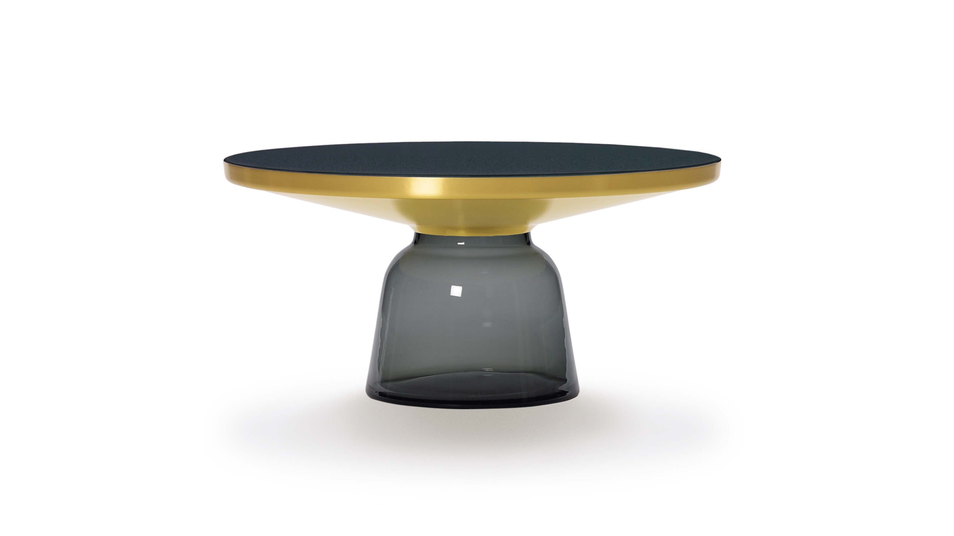 Quartz Grey Brass / Desktop / BlackMenu / Bell Coffee Table Designed By Sebastian Herkner