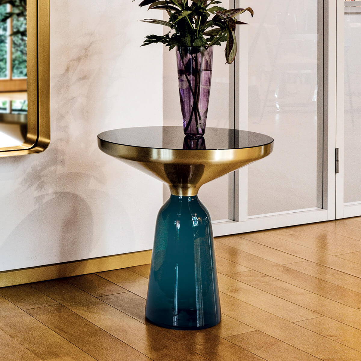 Montana Blue Brass / Mobile / WhiteMenu / Bell Side Table Designed by Sebastian Herkner for ClassiCon