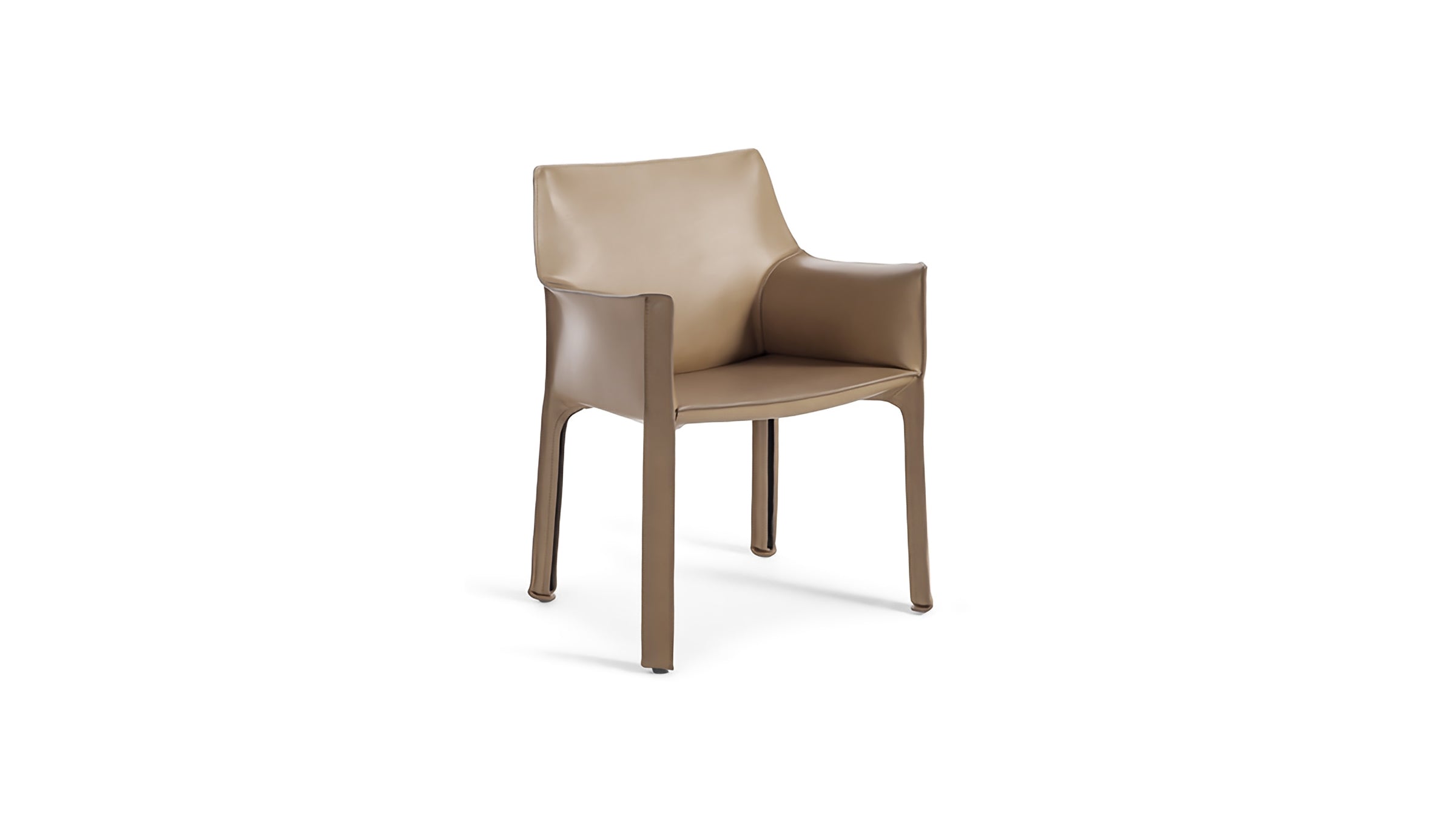Taupe / Desktop / BlackMenu / Cab Armchair made by Cassina