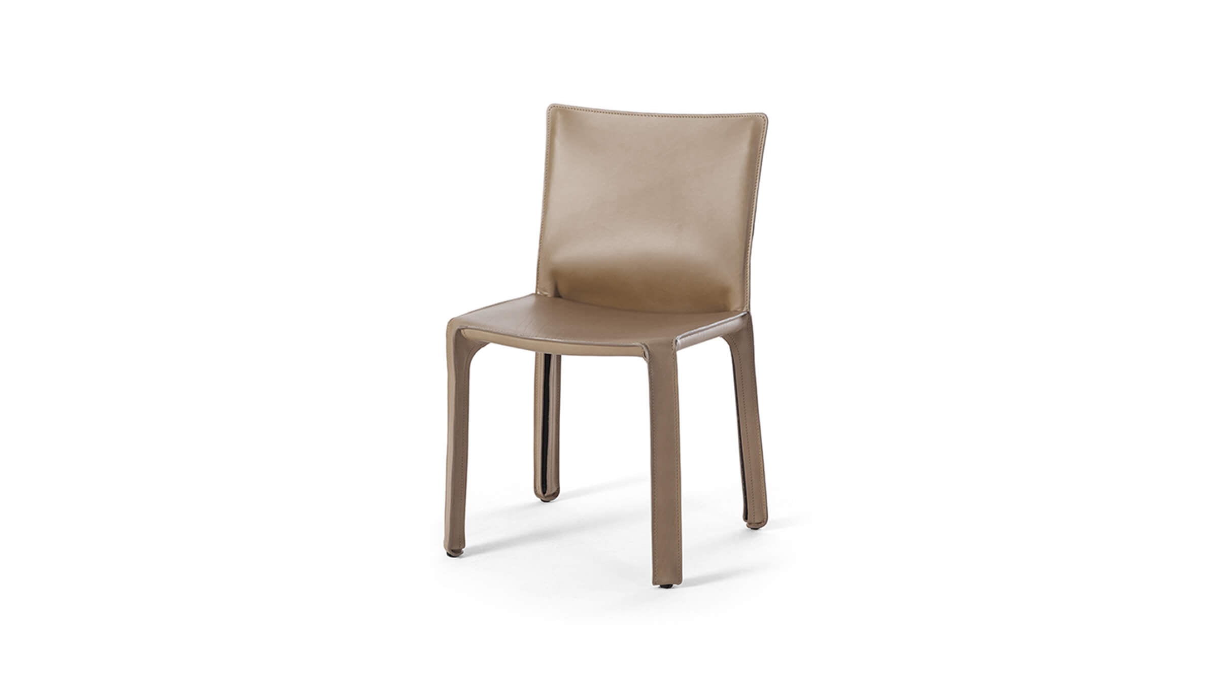 Taupe / Desktop / BlackMenu / Cab Side Chair, designed by Mario Bellini made by Cassina