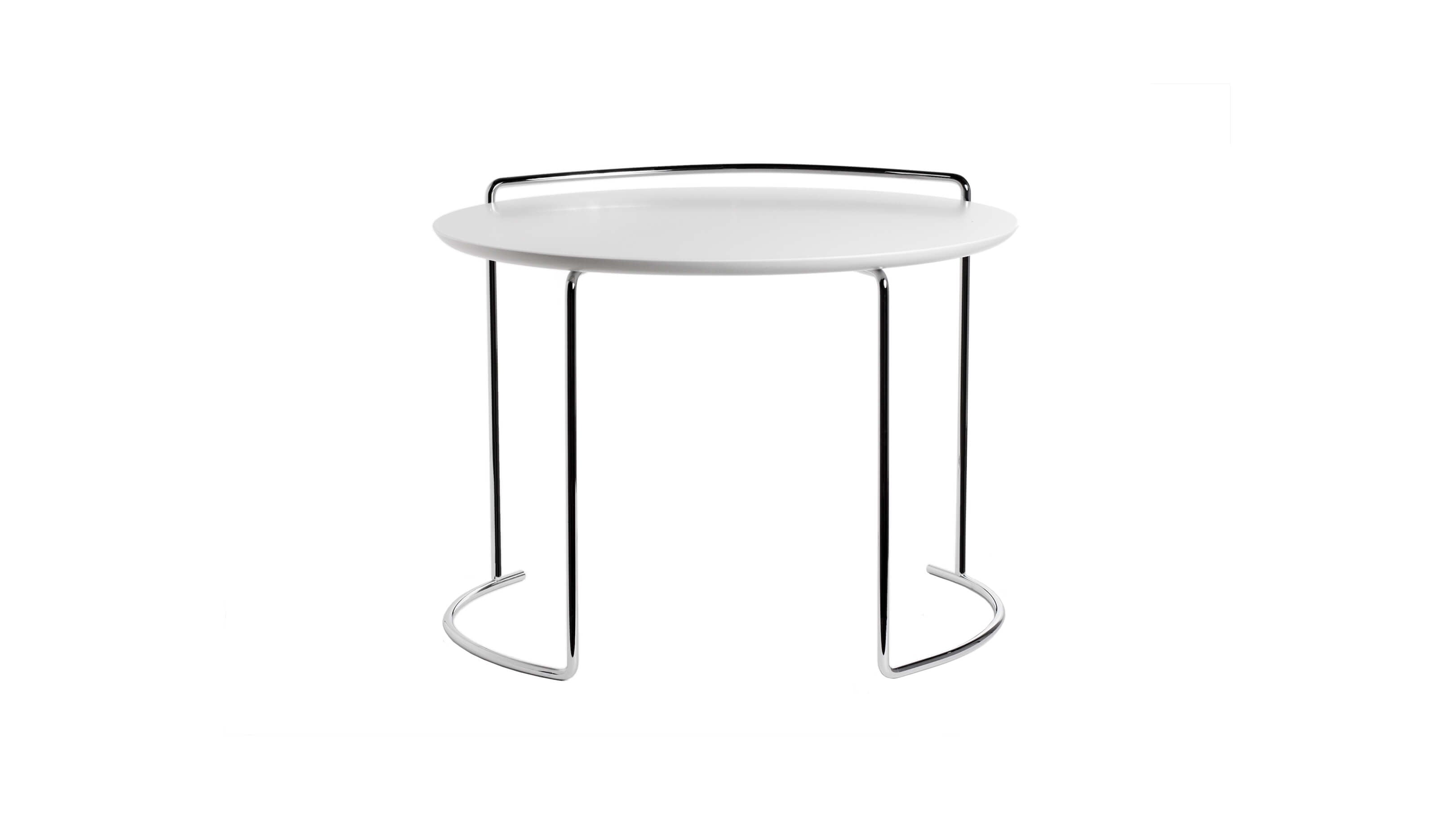 Matte White Laquer / Desktop / BlackMenu / Djuna Side Table, designed by Kazuhide Takahama