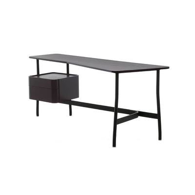 Left Side Drawer Cabinet / Mobile / BlackMenu / L40 Sled Desk, designed by Rodolfo Dordini made by Cassina
