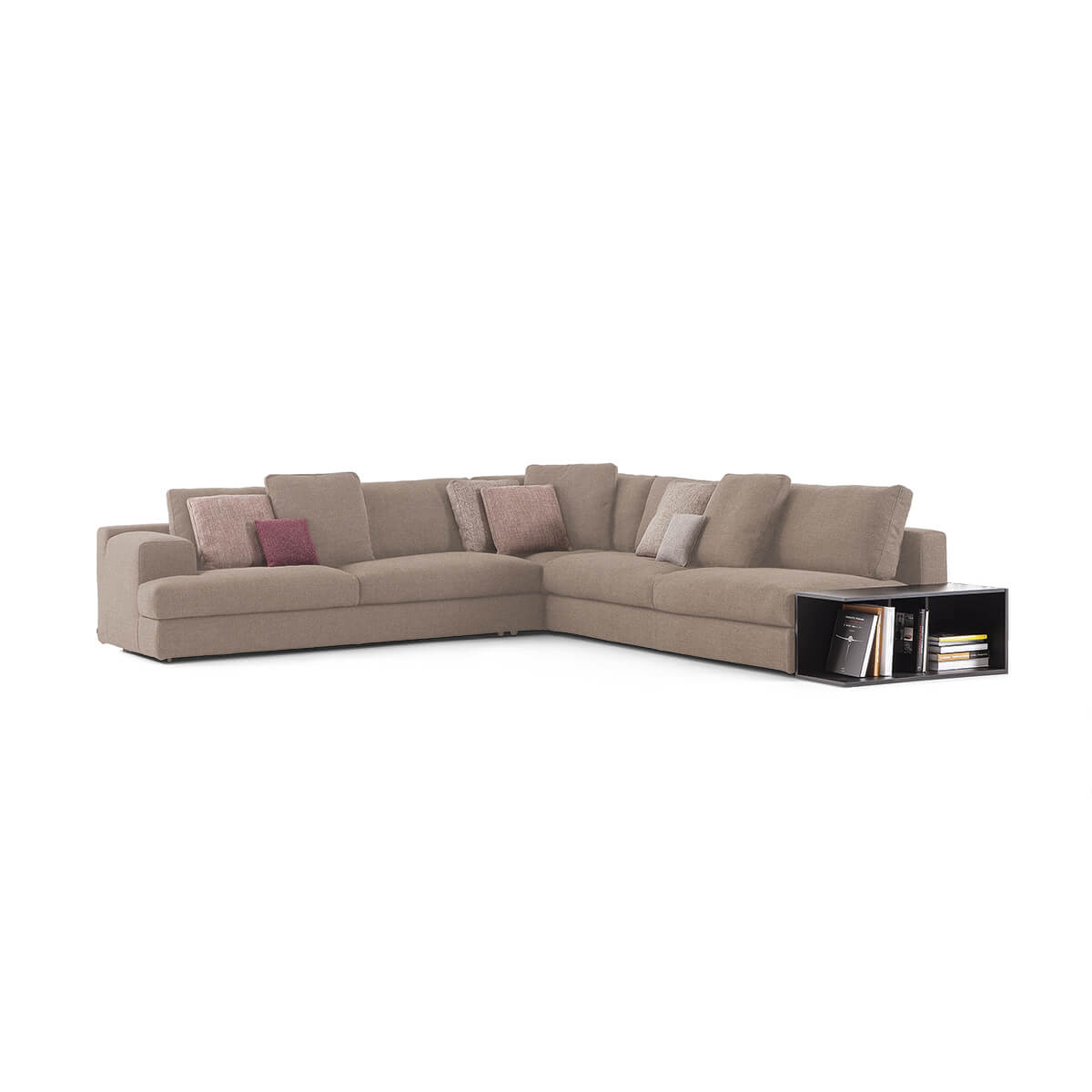 GeneralOption / Mobile / BlackMenu / Miloe Sofa, designed by Piero Lissoni made by Cassina