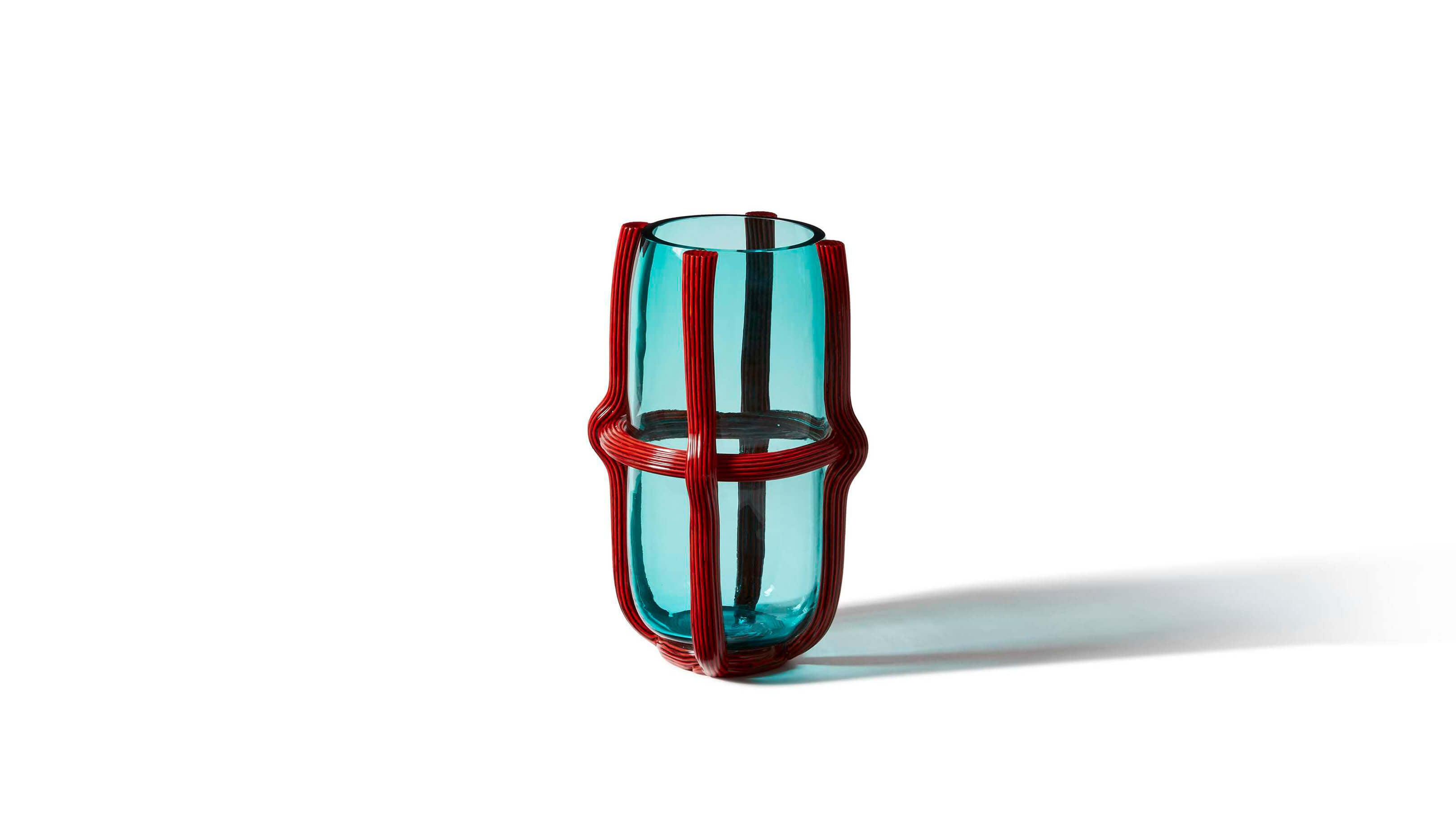 Sea Teal / Desktop / BlackMenu / Sestiere Vases, designed by Patricia Urquiola made by Cassina