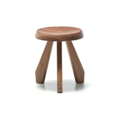 Meribel / American Walnut / Mobile / BlackMenu / Tabouret Stools made by Cassina