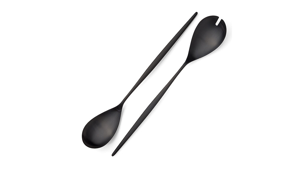 Matte Black / Desktop / BlackMenu / Moon Salad Set From Cutelarias Portuguesas  