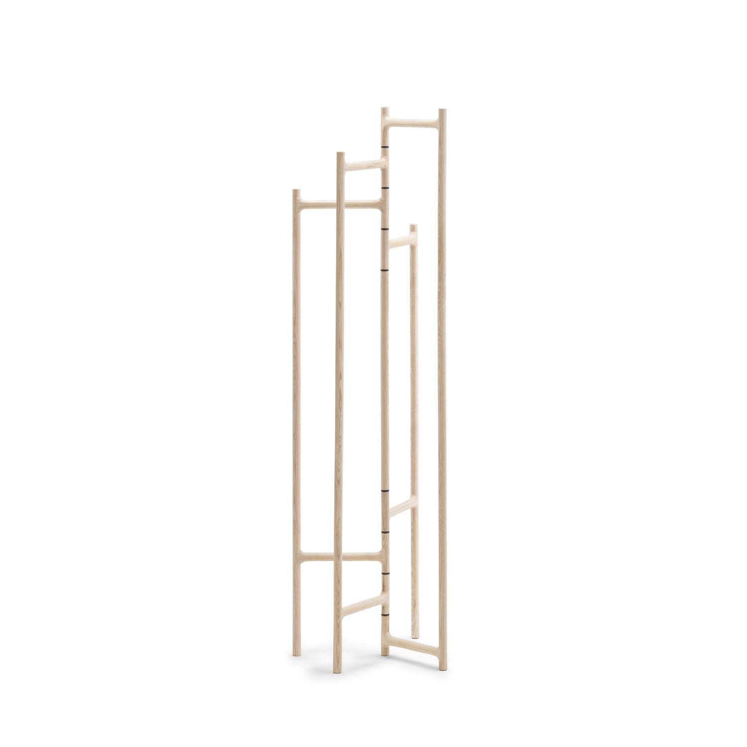 Natural Ash / Mobile / BlackMenu / Ceiba Coat Rack, designed by Luis Arrivillaga