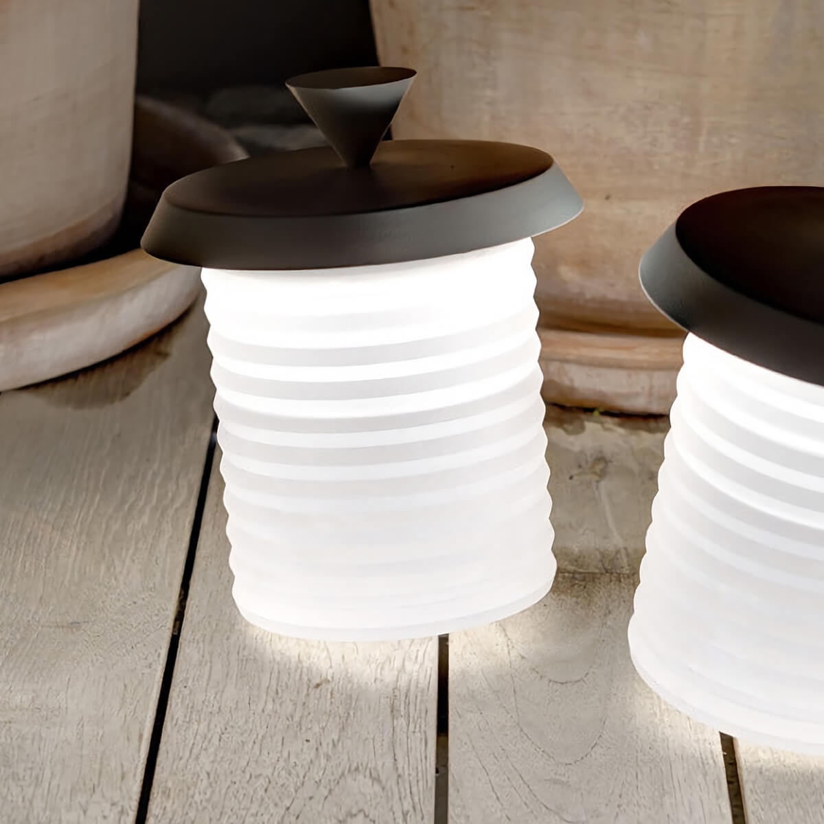 Mobile / WhiteMenu / Picnic Outdoor Floor Lamp, designed by Omar Carraglia & Davide Groppi