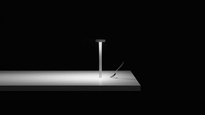 Desktop / WhiteMenu / Tetatet LED Table Lamp, designed by Davide Groppi