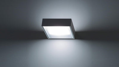 Brushed Chrome / Desktop / WhiteMenu / Toast LED Wall Lamp, designed by Davide Groppi