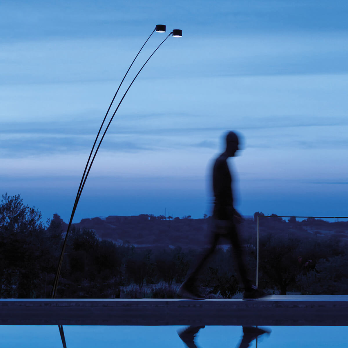 GeneralOption / Mobile / WhiteMenu / Sampei Outdoor Floor Lamp, designed by Davide Groppi & Enzo Calabrese