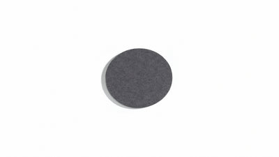 Charcoal Melange / Desktop / BlackMenu / Felt Coasters, designed by Daff Design