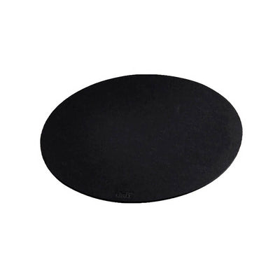 Black / Round / Mobile / BlackMenu / Felt Placemats, Designed by Daff Design