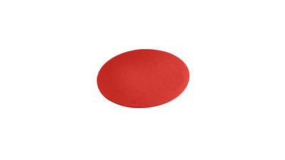 Orange / Round / Desktop / BlackMenu / Felt Placemats, designed by Daff Design
