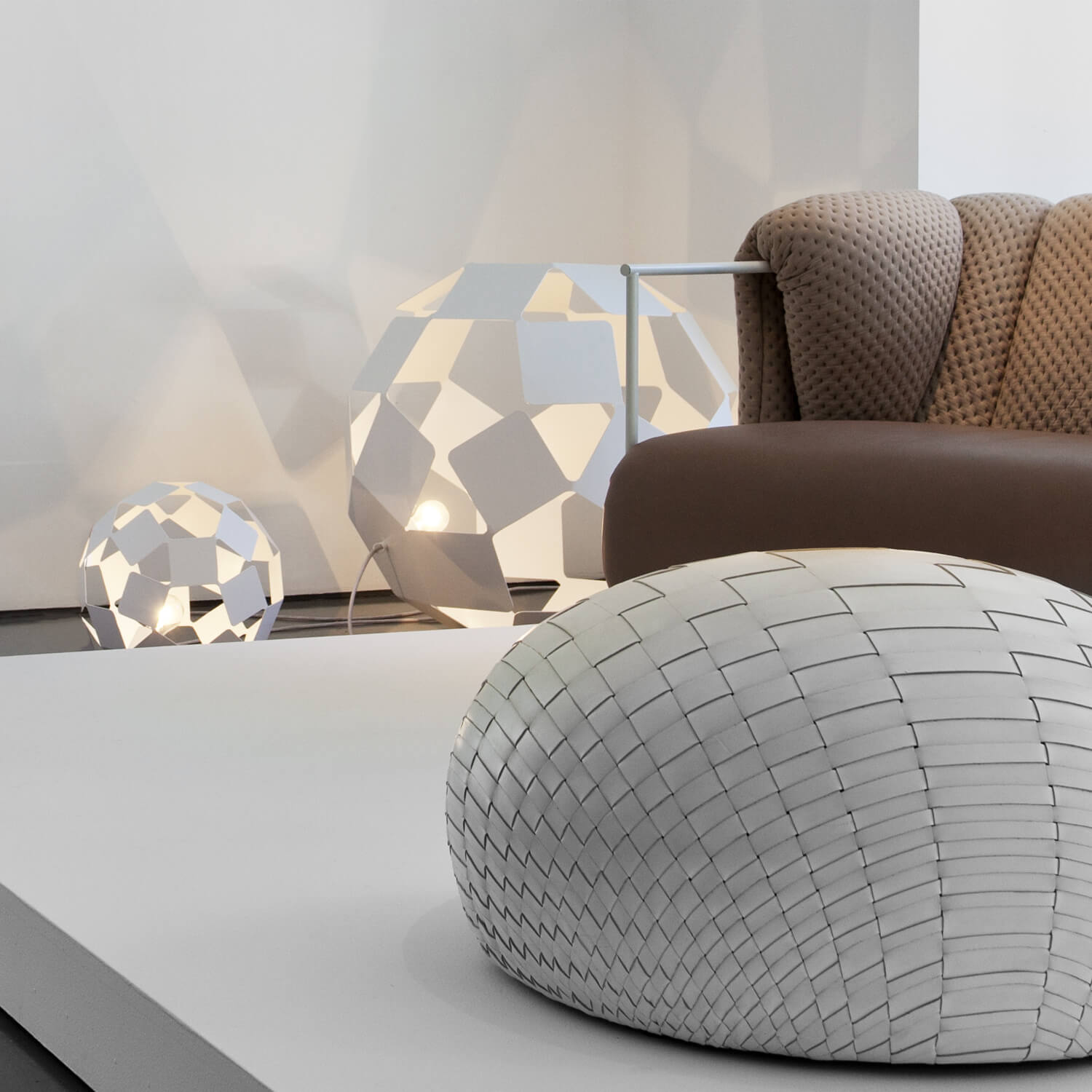 GeneralOption / Mobile / BlackMenu / Dancing Squares Lamps, designed by Nendo