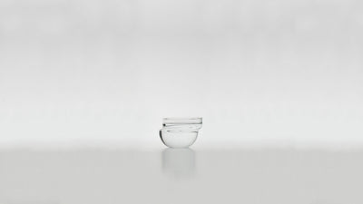 Small / Desktop / BlackMenu / Decales Glass Bowls, designed by Laurence Brabant