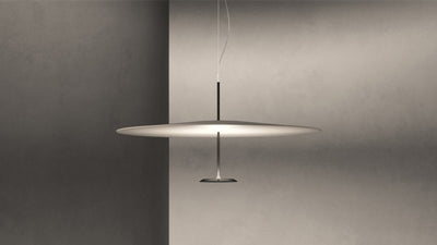 60 cm / Anodized Black / Desktop / WhiteMenu / Dot Suspension Lamp, designed by Foster + Partners