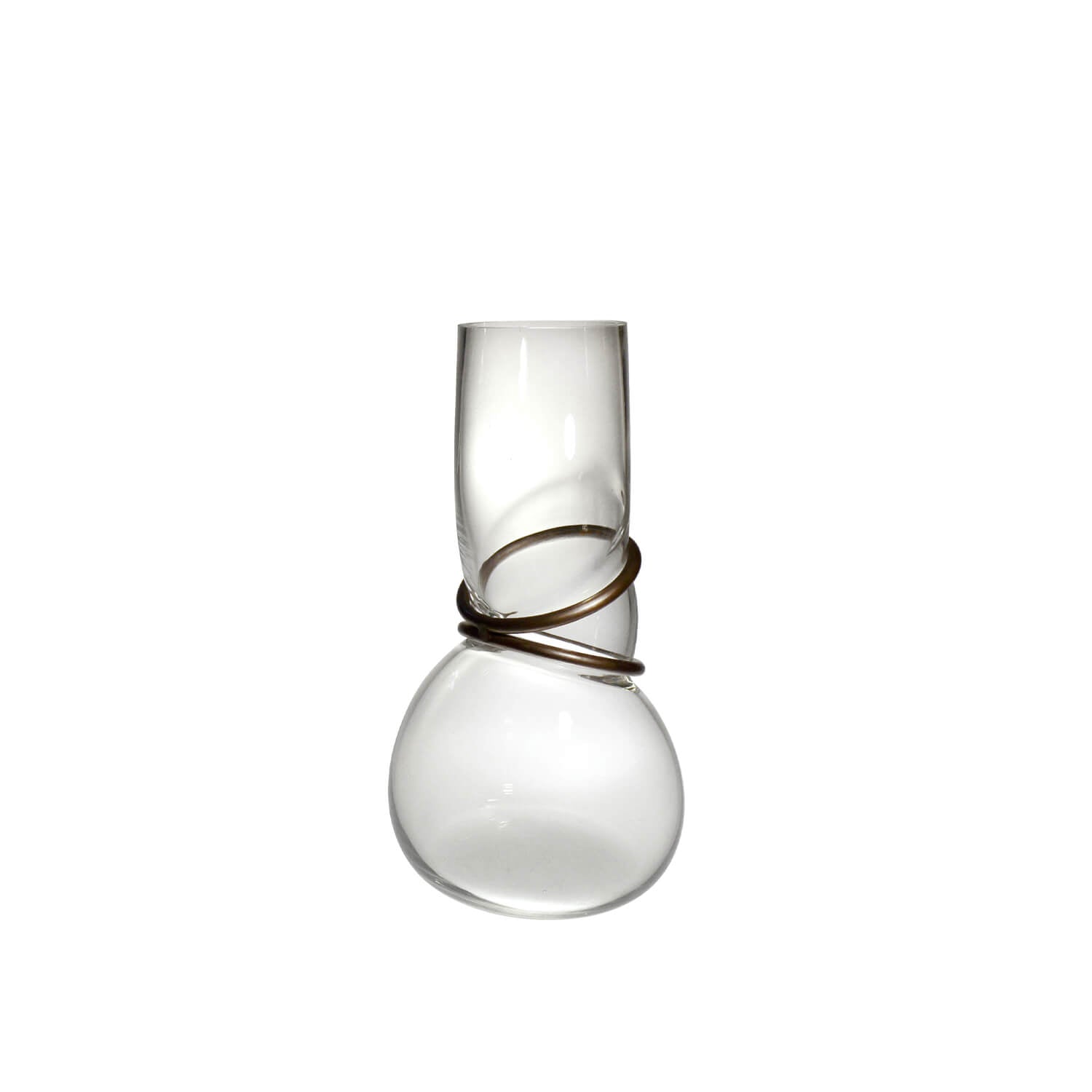 Transparent / Mobile / BlackMenu / Double Ring Vase, designed by Vanessa Mitrani
