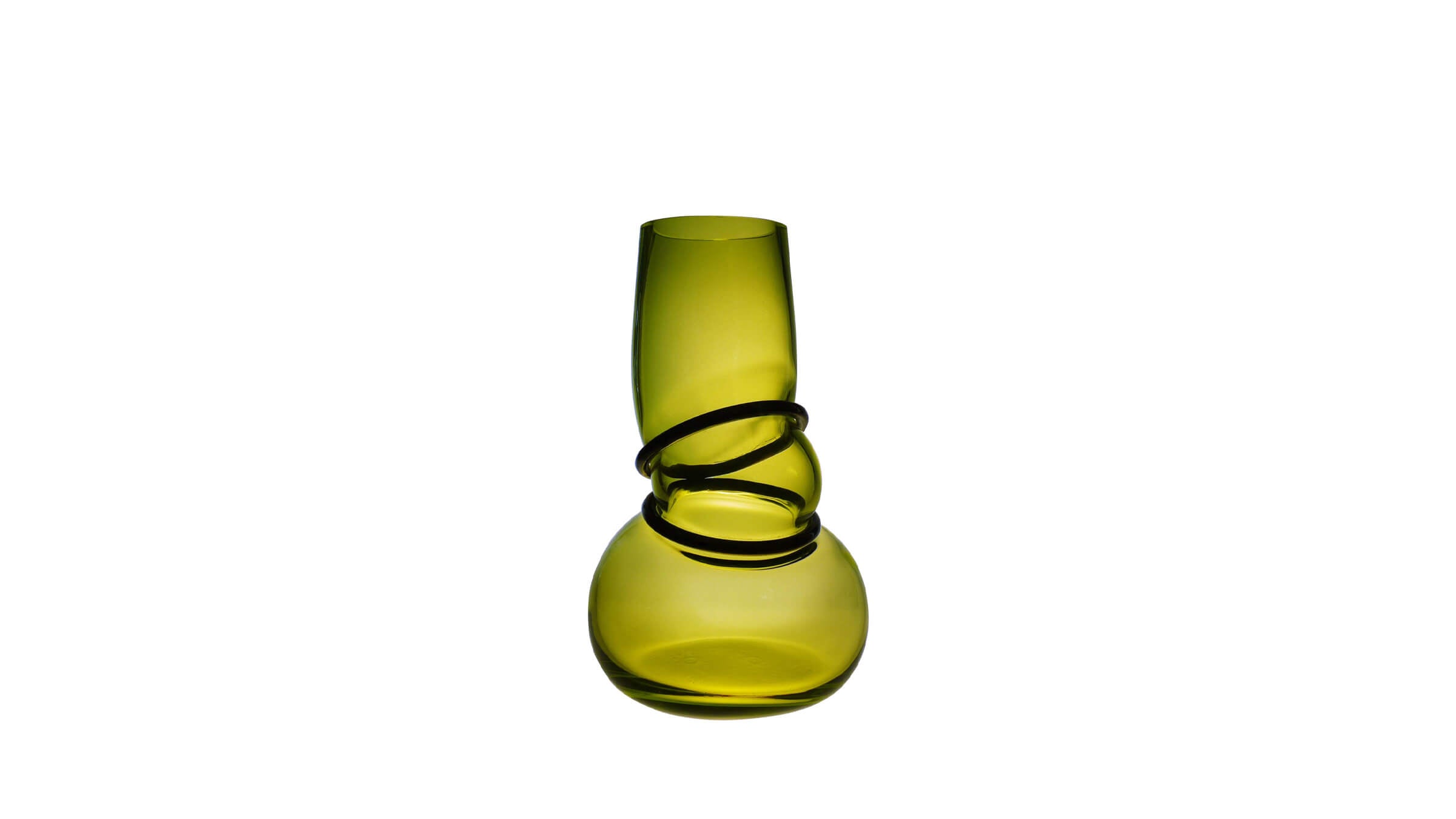 Acid Green / Desktop / BlackMenu / Double Ring Vase, designed by Vanessa Mitrani
