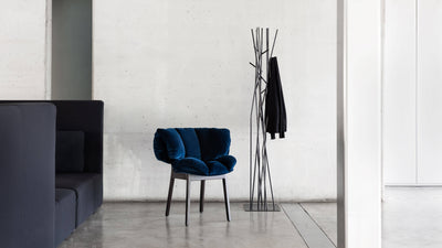 Desktop / BlackMenu / Blue Velvet Armchair, designed by Fernando & Humberto Campana