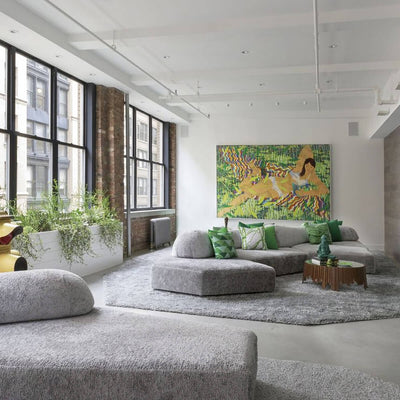 Mobile / BlackMenu / On the Rocks Sofa, designed by Francesco Binfare