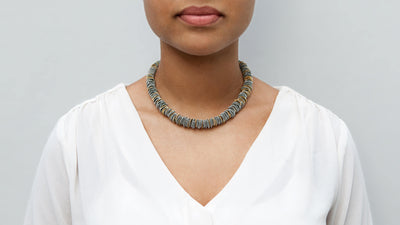 Stainless Steel & Gold / Desktop / WhiteMenu / Tiziana Necklace 1, designed by Tiziana Redavid