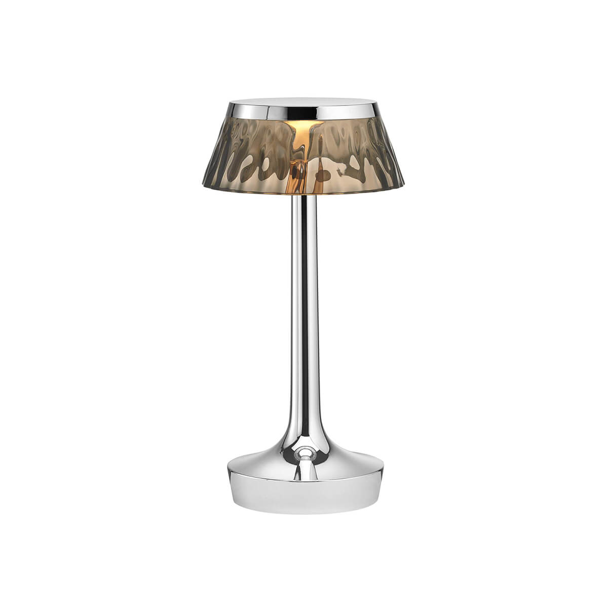 Fumée Crown / Mobile / BlackMenu / Bon Jour Unplugged LED Table Lamp, designed by Philippe Starck made by Flos