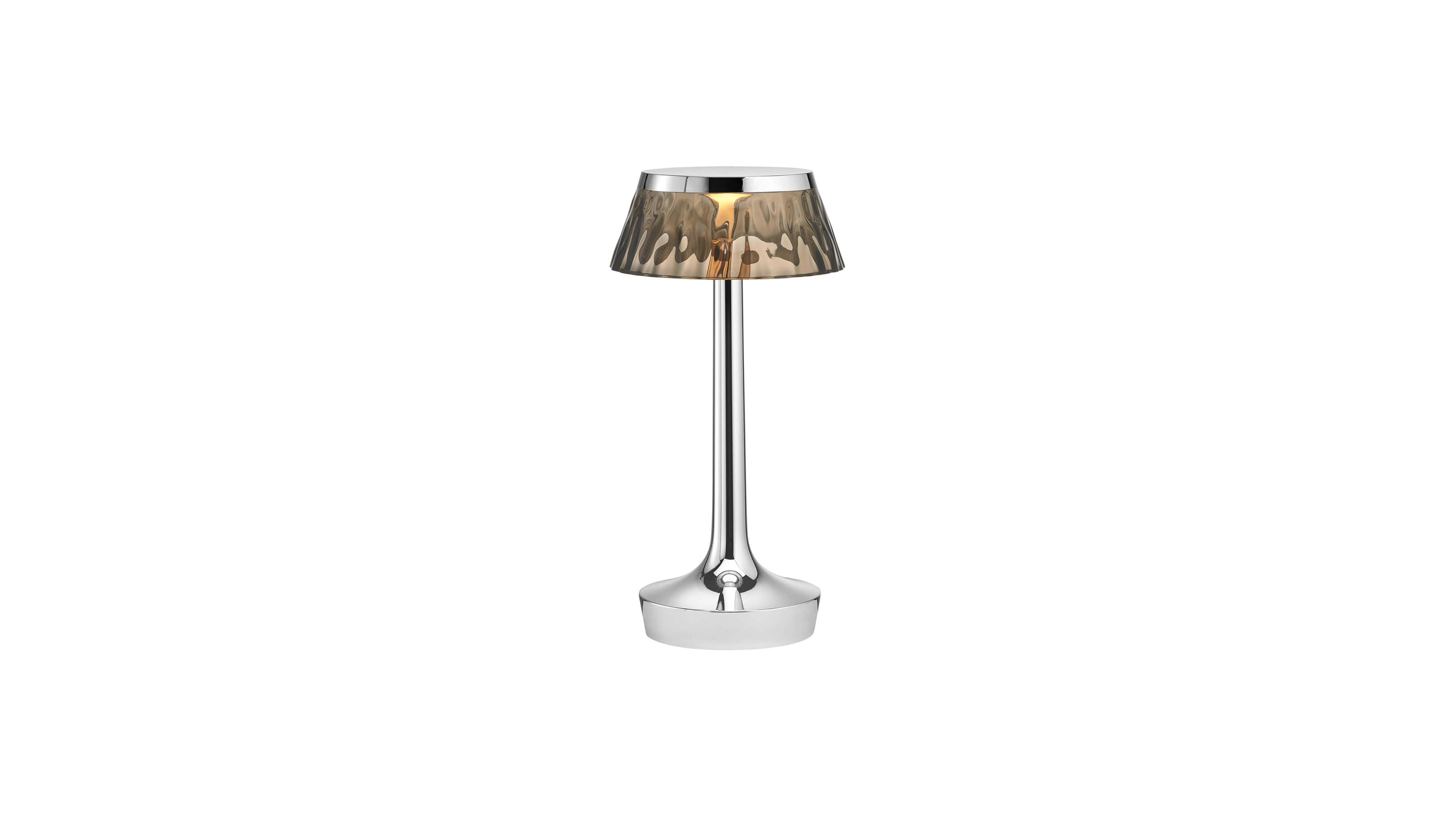 Fumée Crown / Desktop / BlackMenu / Bon Jour Unplugged LED Table Lamp, designed by Philippe Starck made by Flos