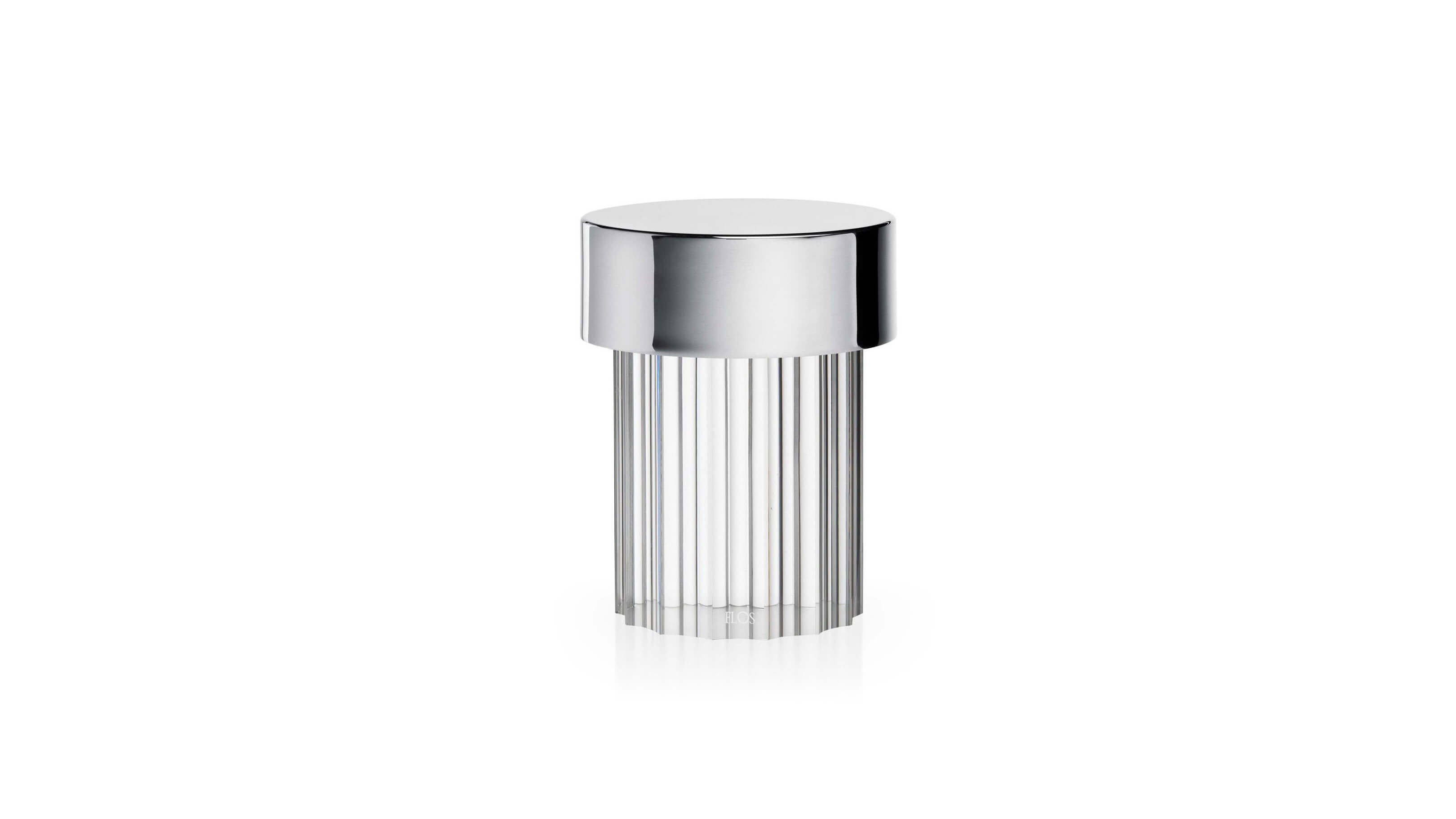 Stainless Steel Cover / Desktop / BlackMenu / Last Order Rechargeable Table Lamp, designed by Michael Anastassiades 