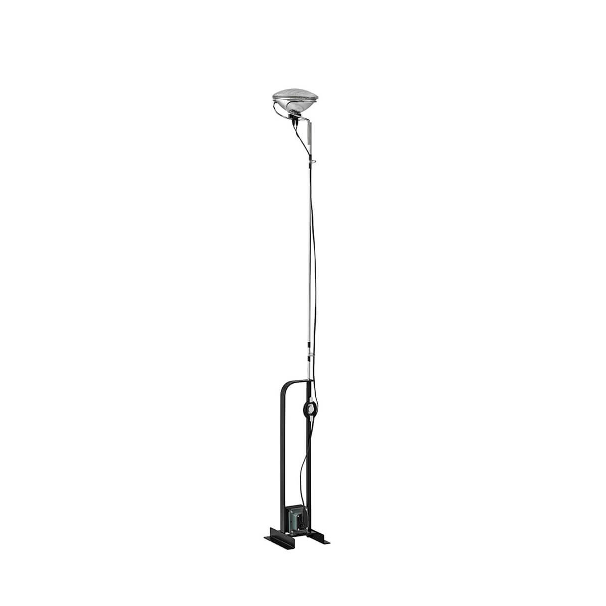 Black / Mobile / BlackMenu / Toio LED Floor Lamp, designed by Achille & Pier Giacomo Castiglioni made by Flos