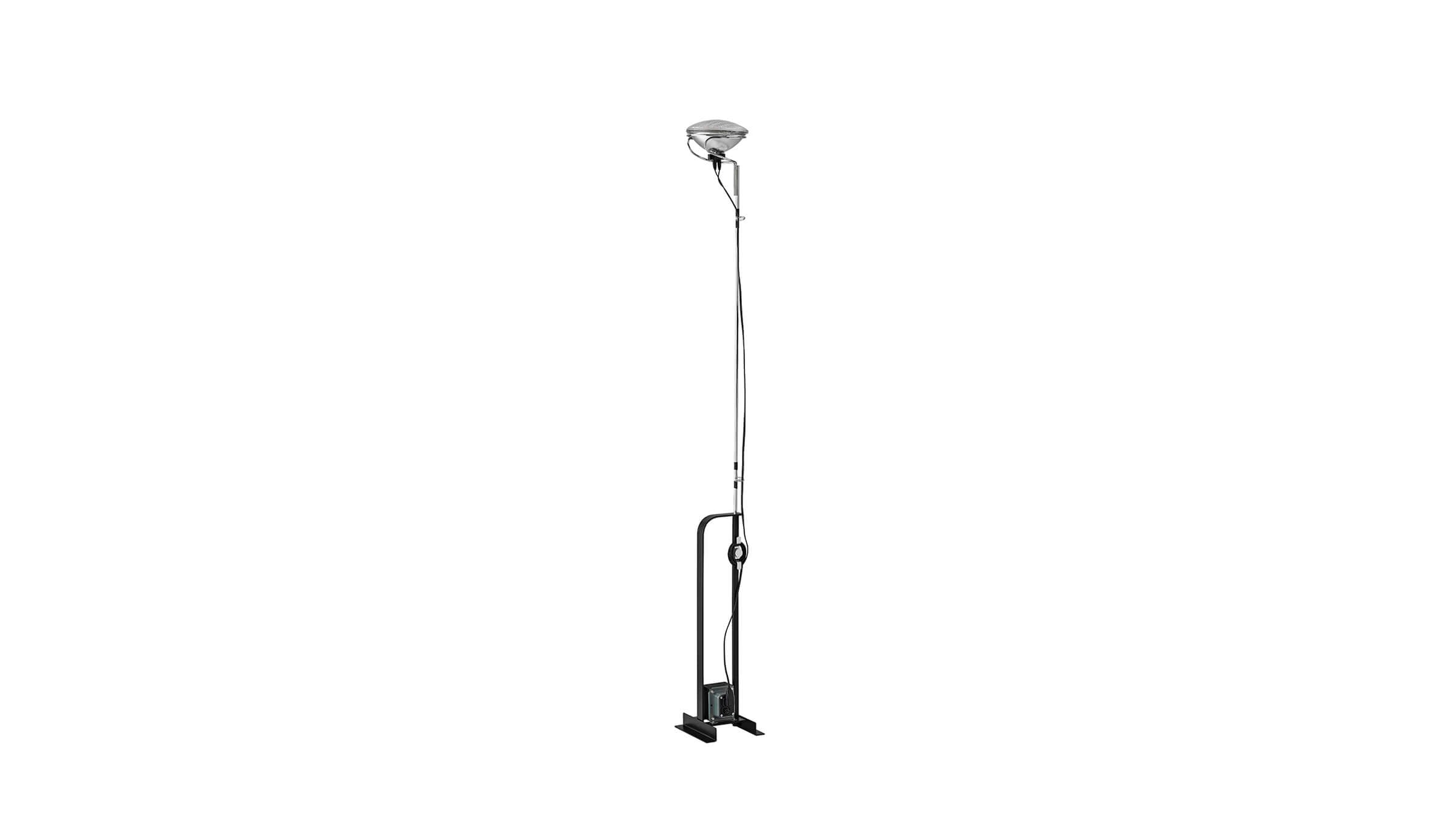 Black / Desktop / BlackMenu / Toio LED Floor Lamp, designed by Achille & Pier Giacomo Castiglioni made by Flos