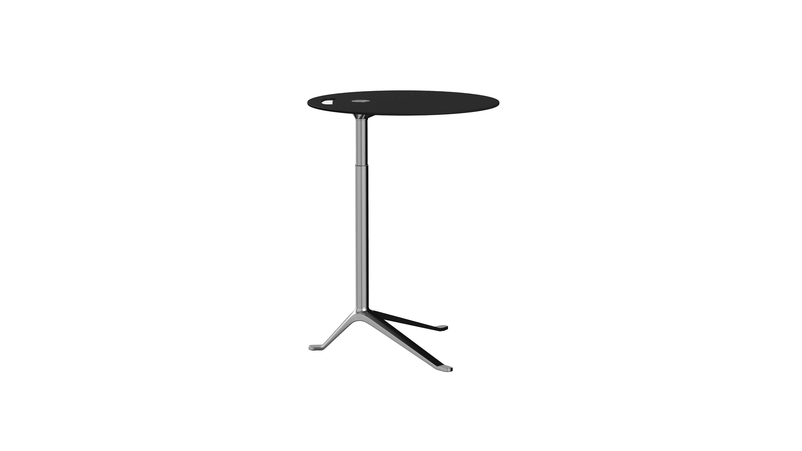 Black Laminate Top / Desktop / BlackMenu / Little Friend Adjustable Table, designed by Kasper Salto