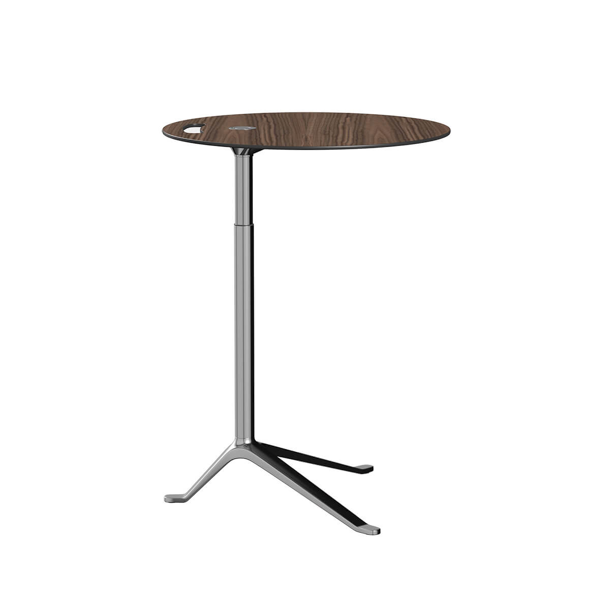 Lacquered Walnut Top / Mobile / BlackMenu / Little Friend Adjustable Table, designed by Kasper Salto