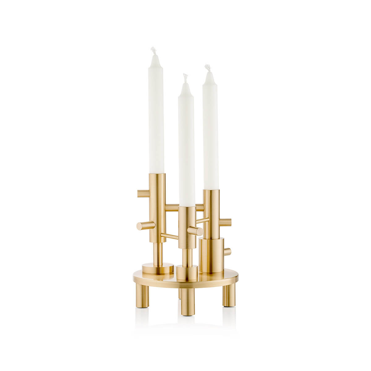 Mobile / BlackMenu / Brass Triple Candleholder, designed by Jaime Hayon