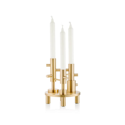 Mobile / BlackMenu / Brass Triple Candleholder, designed by Jaime Hayon